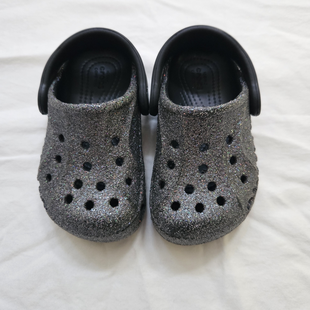 Kids Glitter Crocs
